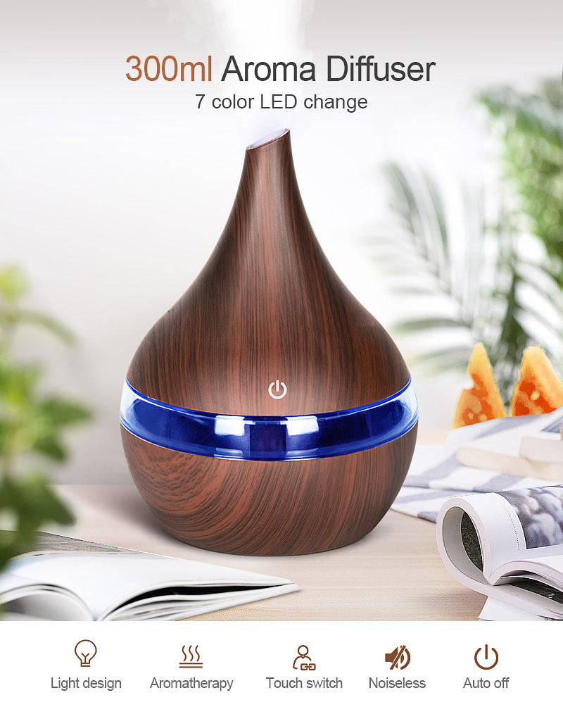  The Jungle House Essential Oil Diffusers 7 LED Colors